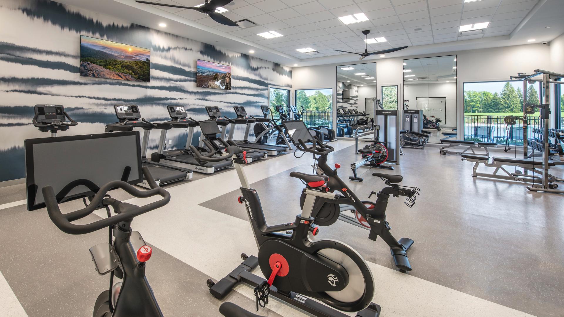 Fitness Center at the clubhouse