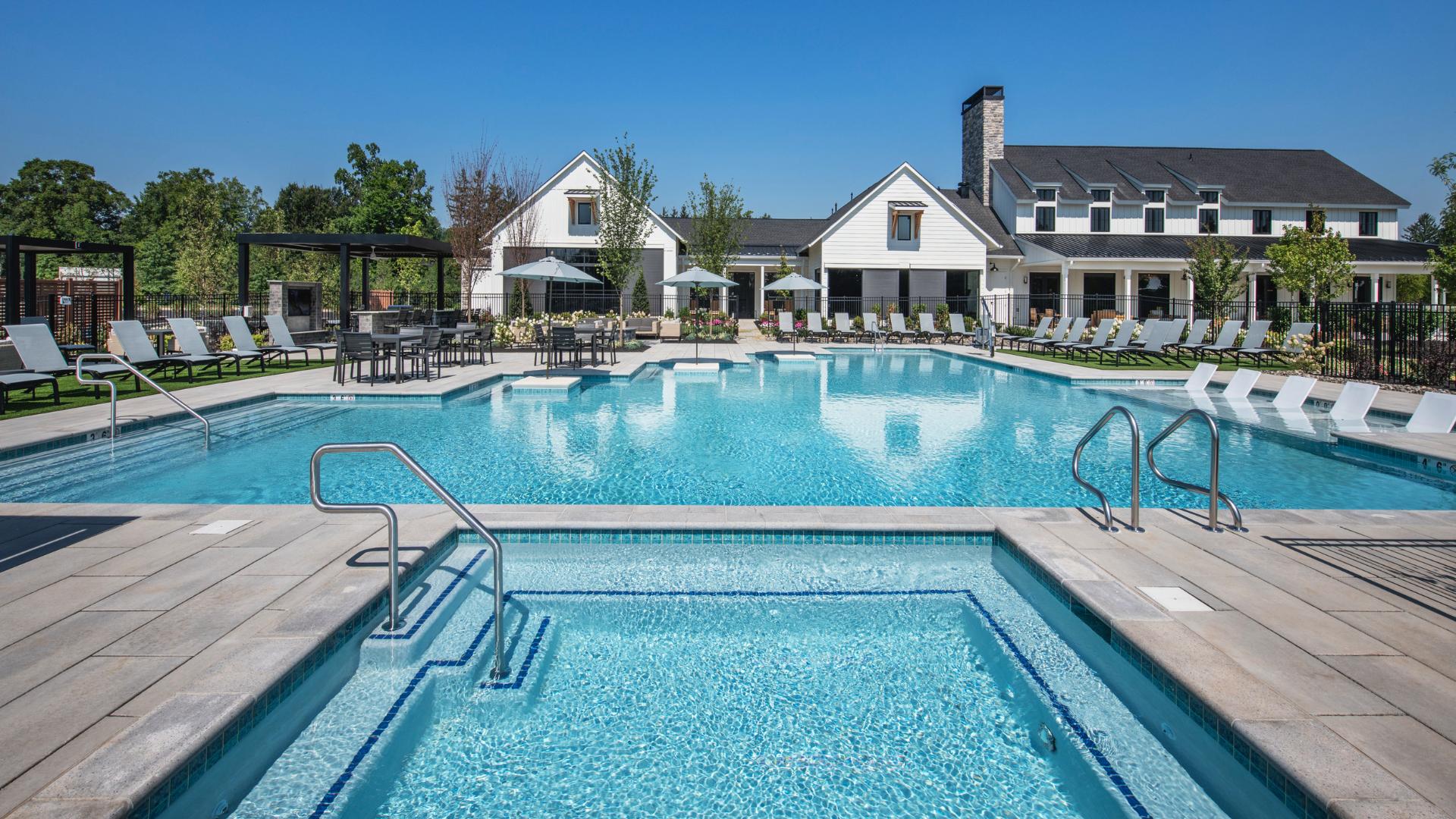 Outdoor pool at the clubhouse