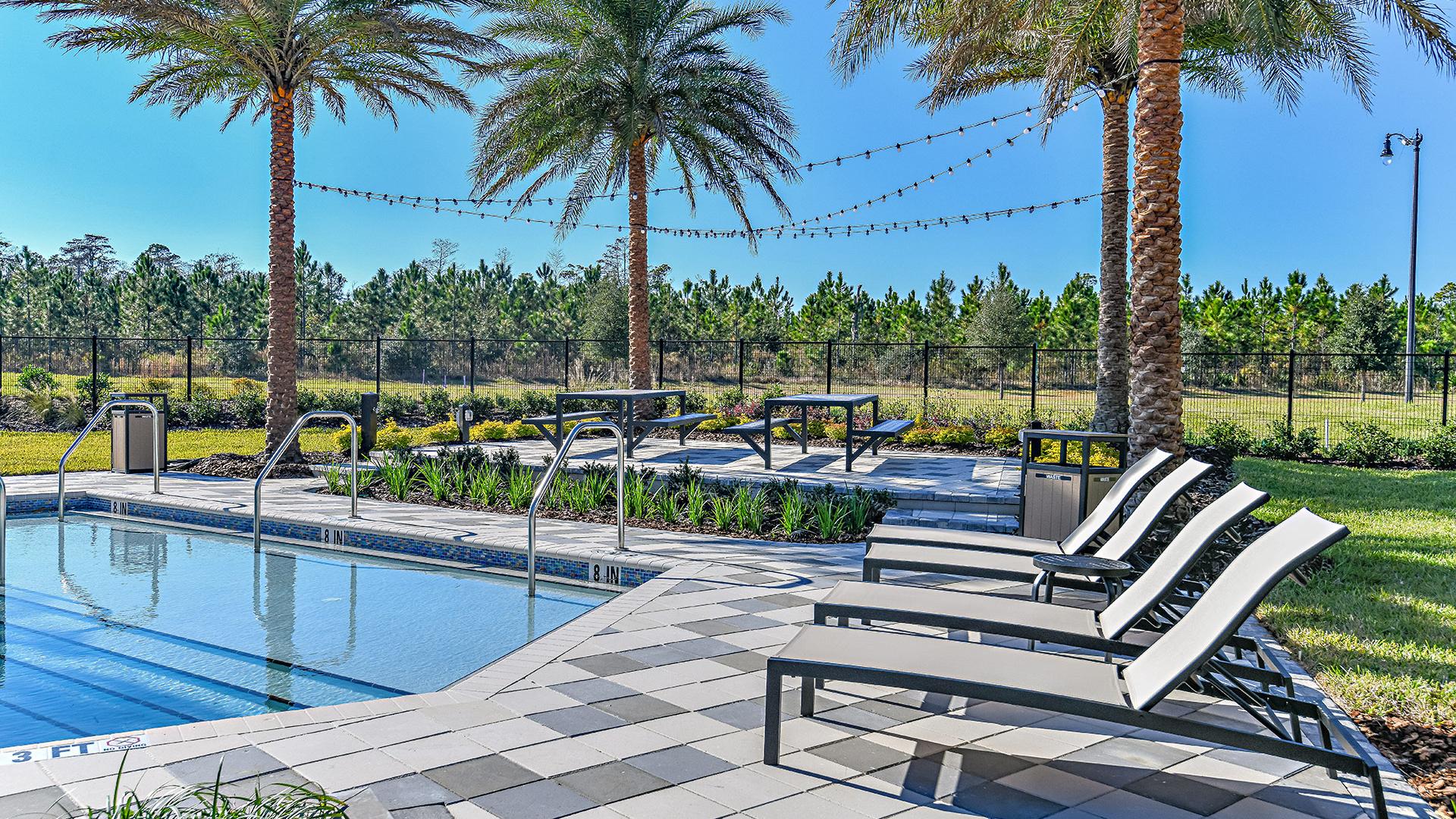 Resort-style pool at the Recharge amenity center