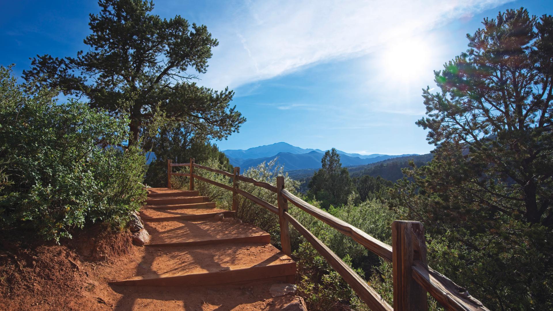 Hike the many trails through Garden of the Gods Park