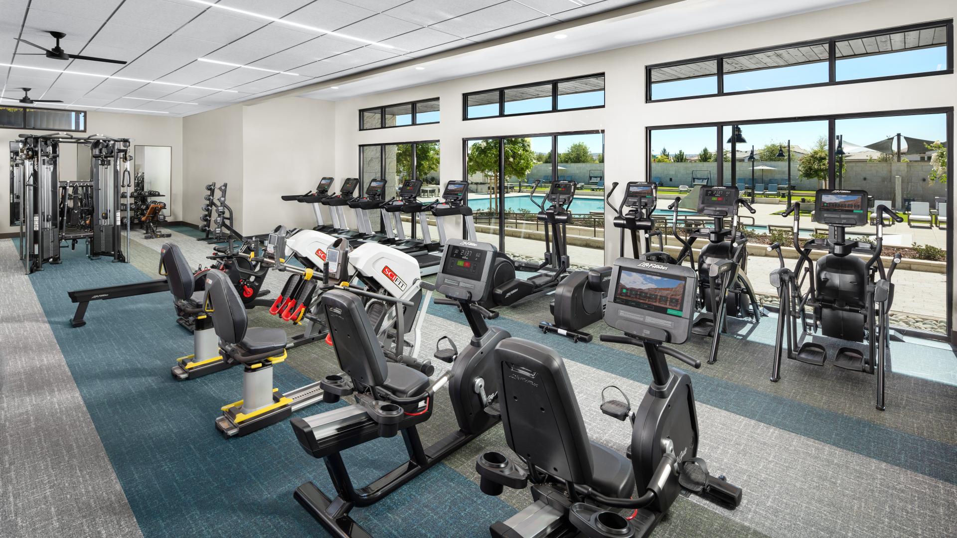 Workout in the state-of-the-art fitness center