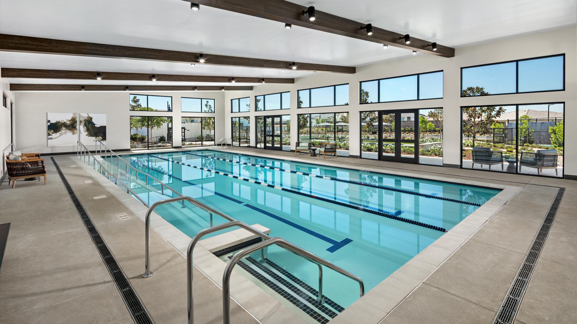 Swim all year with the indoor pool